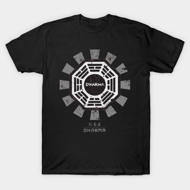 Dharma Initiative Lost Retro Japanese T-Shirt by box2boxxi